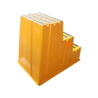 Heavy Duty Yellow Box Step Stool Polyethylene Step Stool