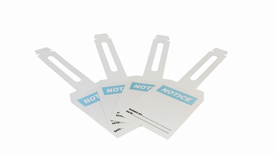 Industrial PVC Plastic Safety Tag with Customized Logo