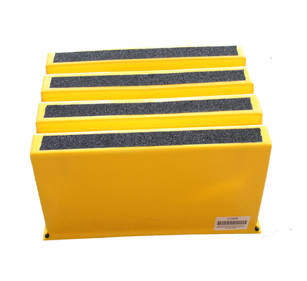 12" Overall Height Double Step Stool Compact Design For Space Saving