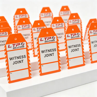 Customized Water-Proof PVC Safety Warning Tag with Tear Resistant Plastic Lockout Danger Sign