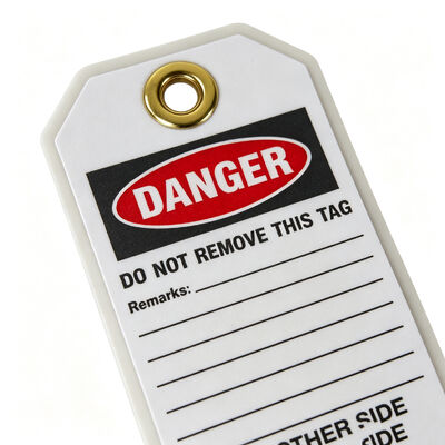 Tear Resistant Laminated Inspection Tags - Loto Tags Lockout Tagout Danger Tag for Harsh Environments