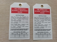 Industrial Safety Tag Plastic for Usage in Factories and Warehouses