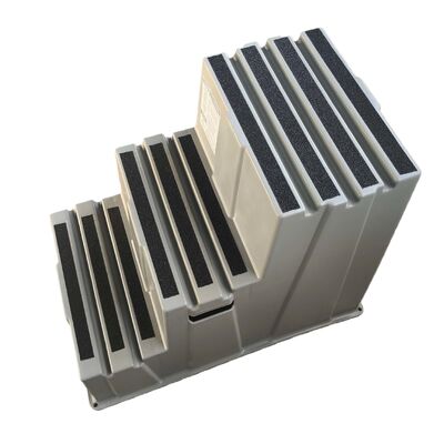 টেকসই, ৫০০ পাউন্ড ওজন বহনে সক্ষম, স্ট্যাকযোগ্য স্টেপ স্টুল, পরিবেশ-বান্ধব HDPE এবং নন-স্লিপ ডিজাইন সহ