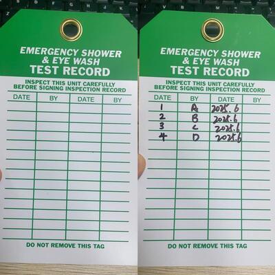 কাস্টমাইজড লোগো ওয়াটারপ্রুফ হাই ভিজিবিলিটি প্লাস্টিক সিকিউরিটি ট্যাগ লকআউট ট্যাগ নিরাপত্তা সনাক্তকরণের জন্য