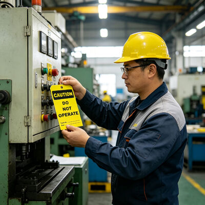 Waterproof Custom Printed Logo Tear Resistant Hang Tag Plastic Tag for Industrial Safety