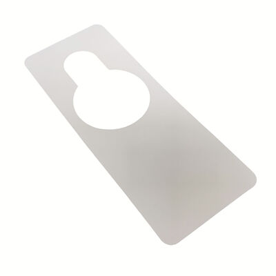 Custom Die-Cut Hole Waterproof PVC Hang Tags, Blank PVC Brand Tags